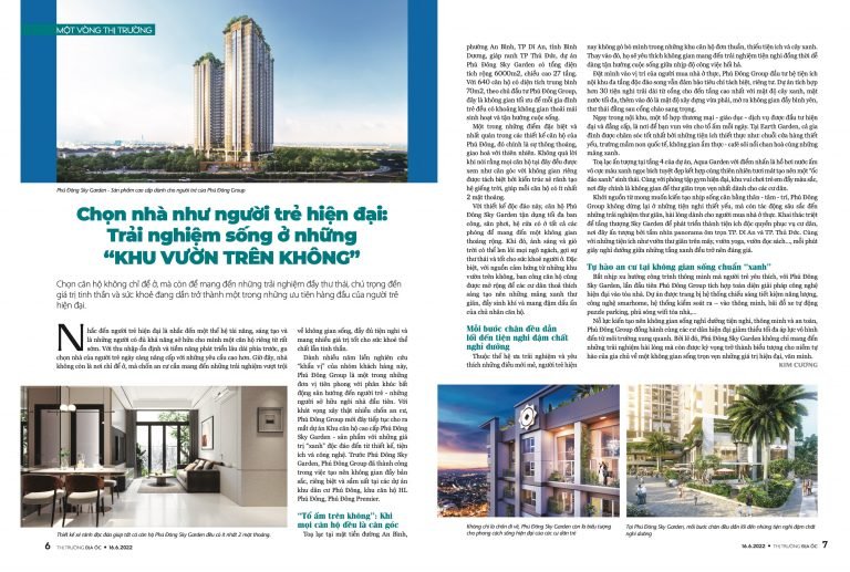 Chọn nhà như người trẻ hiện đại – Trải nghiệm sống ở những khu vườn trên không