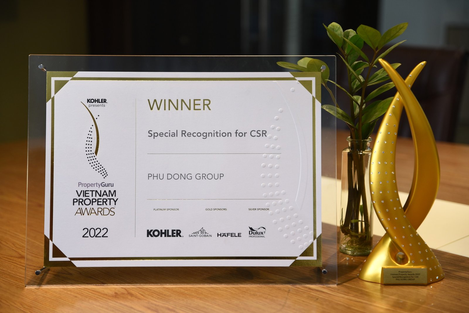 PHÚ ĐÔNG GROUP ĐƯỢC VINH DANH TẠI VIETNAM PROPERTY AWARDS 2022