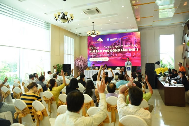 HỘI NGHỊ CƯ DÂN KHU NHÀ Ở THẤP TẦNG HIM LAM PHÚ ĐÔNG LẦN THỨ I ĐƯỢC TỔ CHỨC THÀNH CÔNG – SỨC MẠNH CỦA ĐOÀN KẾT VÀ TRÁCH NHIỆM