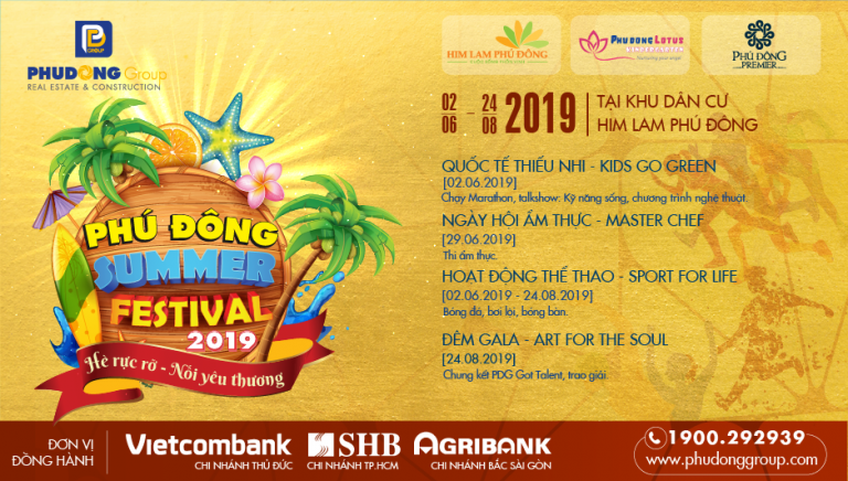TƯNG BỪNG CHÀO ĐÓN LỄ HỘI MÙA HÈ PHÚ ĐÔNG SUMMER FESTIVAL 2019