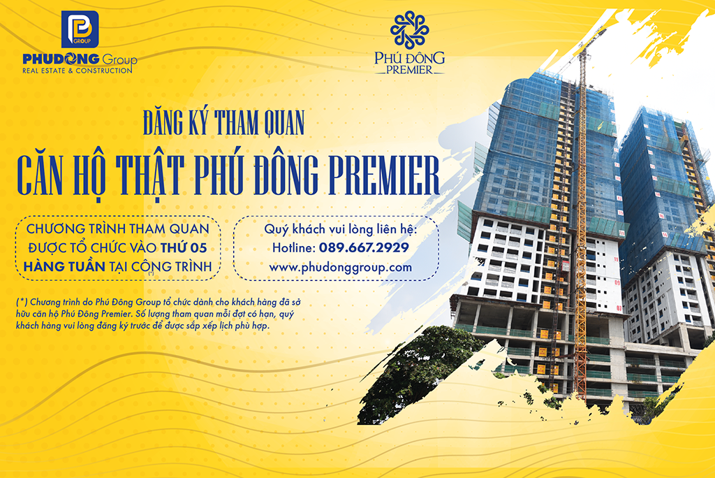 PHÚ ĐÔNG GROUP GIỚI THIỆU VÀ THAM QUAN CĂN HỘ THẬT TẠI CÔNG TRÌNH DỰ ÁN PHÚ ĐÔNG PREMIER