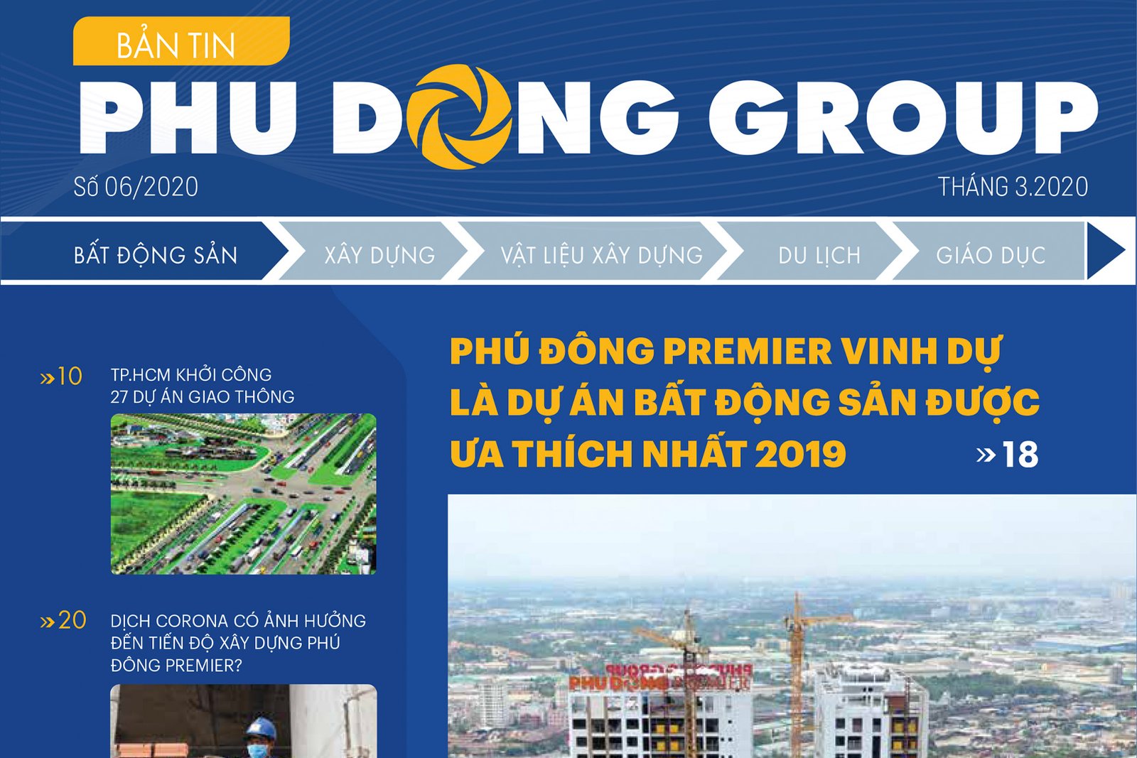 BẢN TIN PHÚ ĐÔNG GROUP SỐ 6 – THÁNG 3/2020