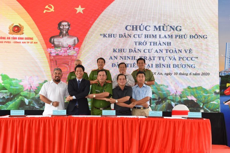 KHU DÂN CƯ HL PHÚ ĐÔNG VINH DỰ TRỞ THÀNH KDC KIỂU MẪU CỦA TỈNH BÌNH DƯƠNG