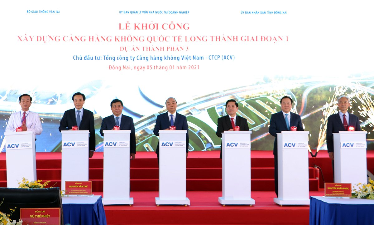 THỦ TƯỚNG PHÁT LỆNH KHỞI CÔNG SÂN BAY LONG THÀNH