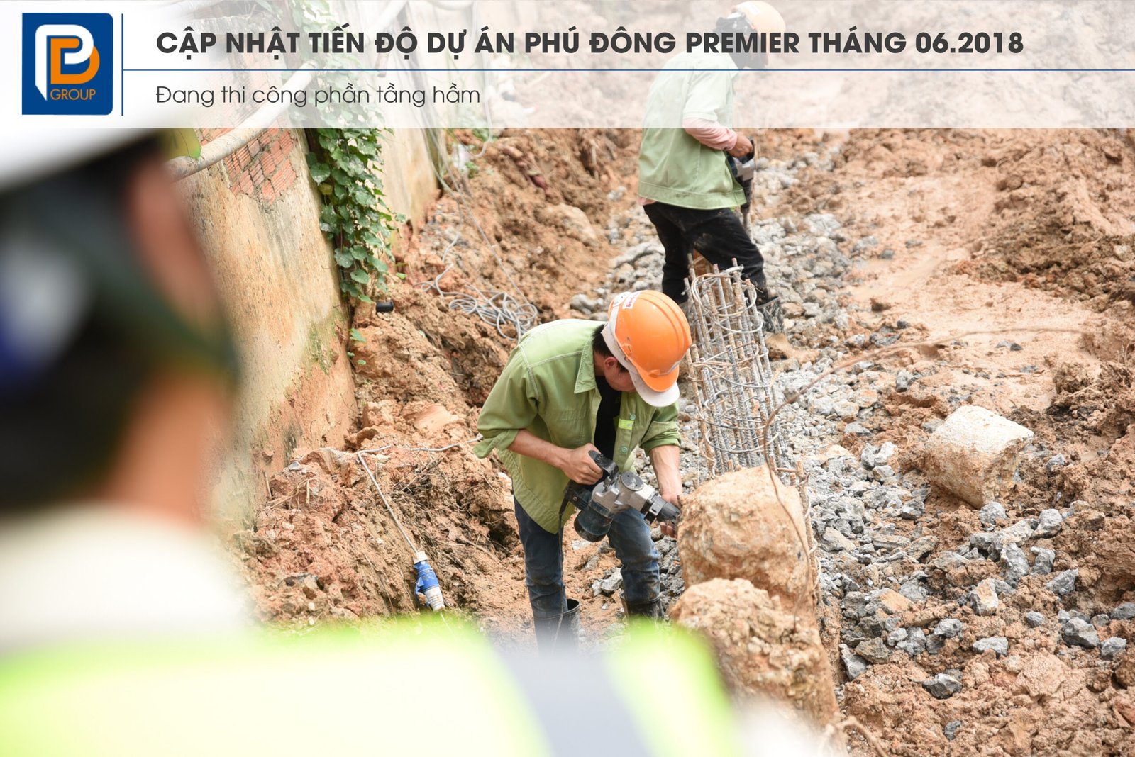 Tiến độ dự án Phú Đông Premier tháng 6/2018