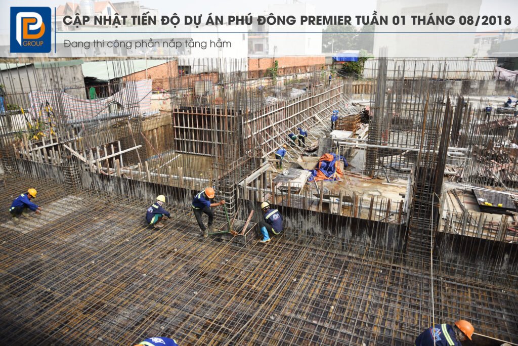 Tiến độ dự án Phú Đông Premier Tuần 01 tháng 08/2018