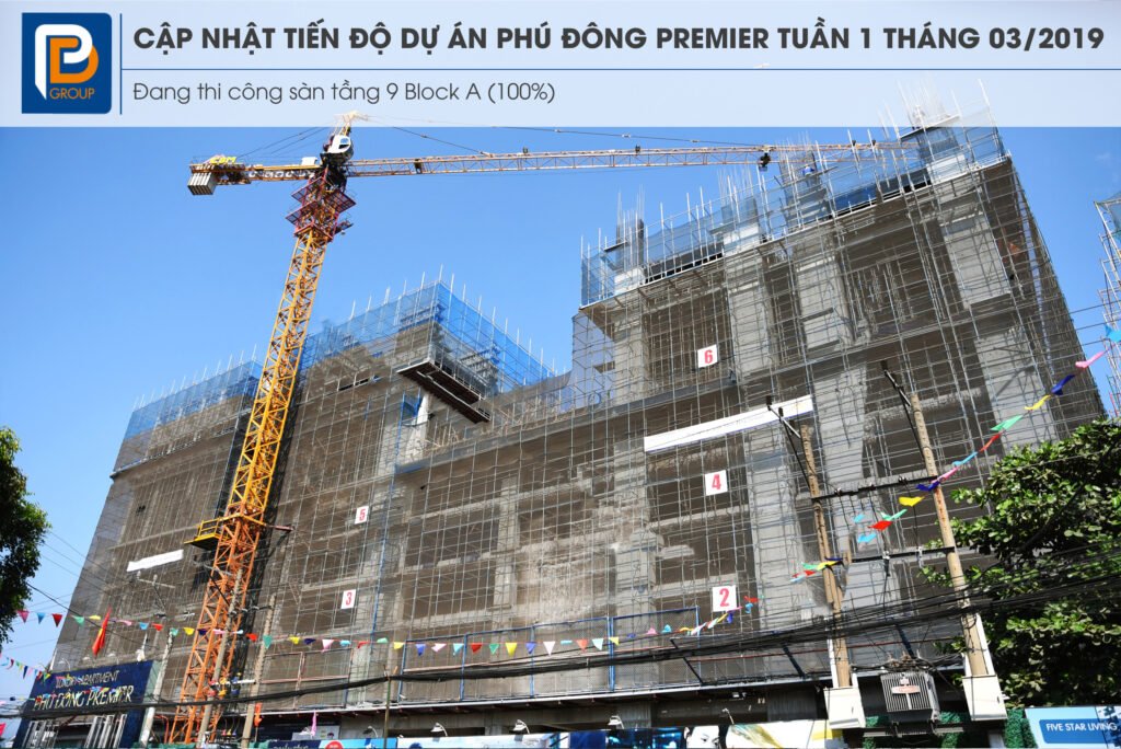 Tiến độ dự án Phú Đông Premier Tuần 01 tháng 03/2019
