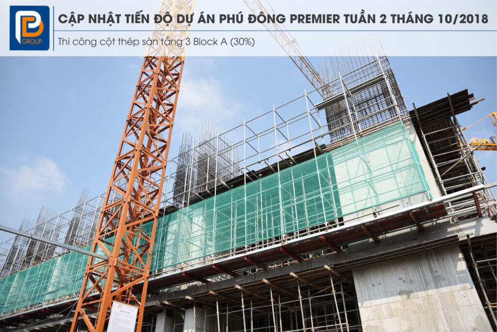 Tiến độ dự án Phú Đông Premier Tuần 02 tháng 10/2018