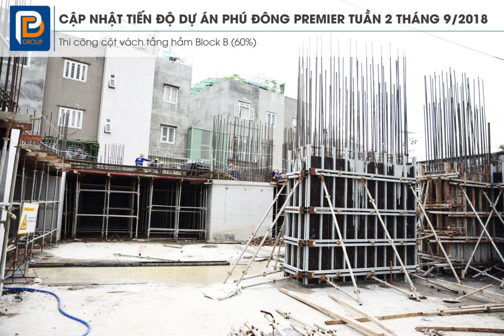 Tiến độ dự án Phú Đông Premier Tuần 02 tháng 09/2018