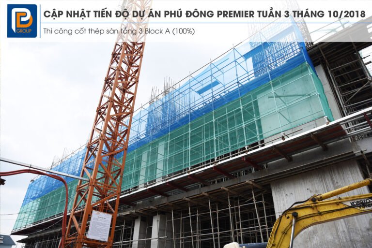 Tiến độ dự án Phú Đông Premier Tuần 03 tháng 10/2018