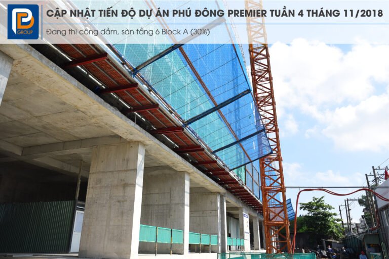 Tiến độ dự án Phú Đông Premier Tuần 04/11/2018