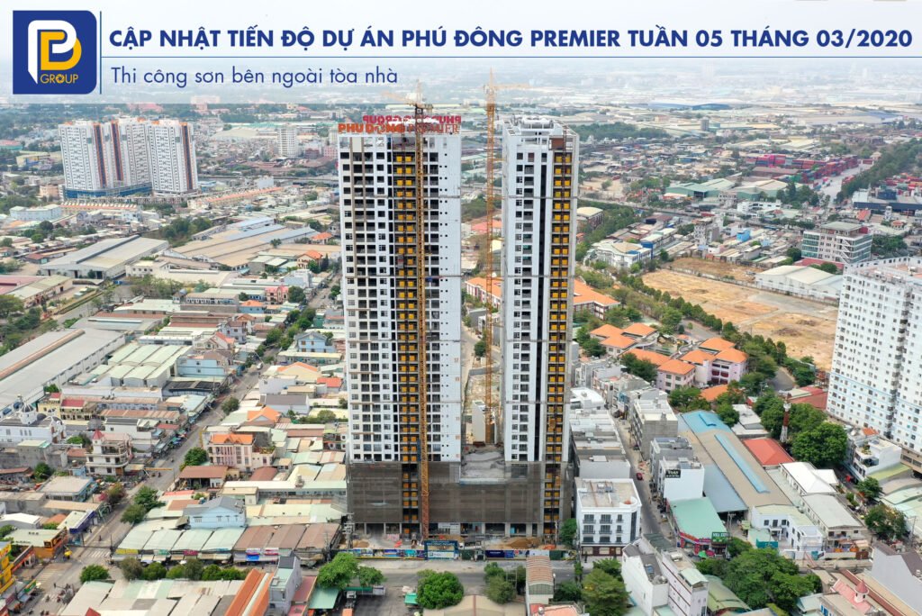 Tiến độ dự án Phú Đông Premier Tuần 05 tháng 03/2020