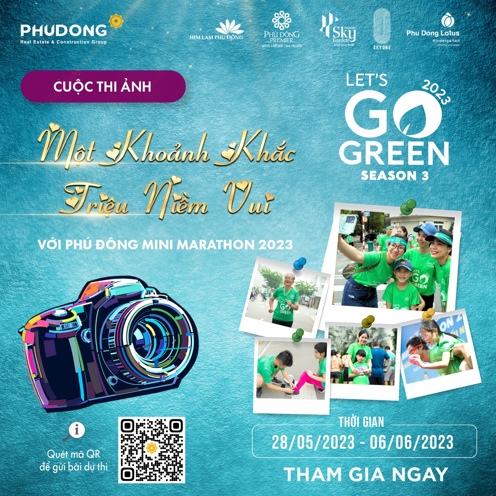 THỂ LỆ CUỘC THI ẢNH MỘT KHOẢNH KHẮC – TRIỆU NIỀM VUI TẠI PHÚ ĐÔNG MINI MARATHON