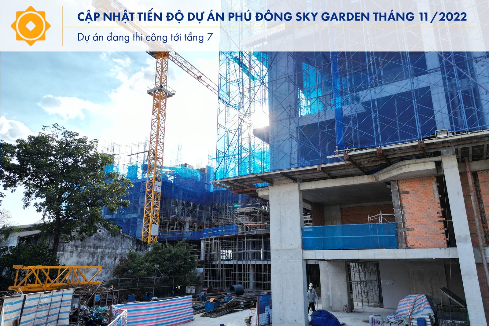 Tiến độ dự án Phú Đông Sky Garden Tháng 11/2022