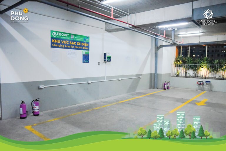 TRẠM SẠC DÀNH CHO XE ĐIỆN ĐÃ CÓ MẶT TẠI KCH PHÚ ĐÔNG PREMIER