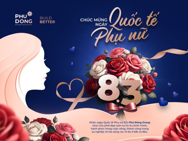 Phú Đông Group Chúc mừng ngày Quốc tế Phụ nữ 8/3