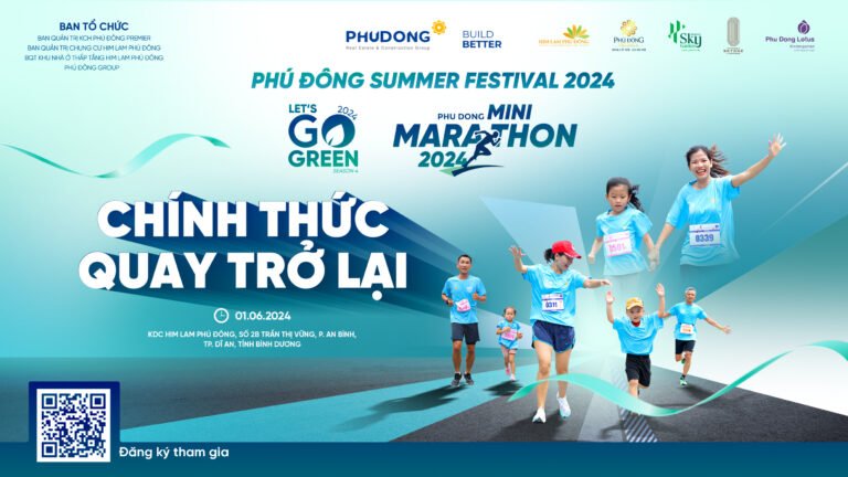 PHÚ ĐÔNG MINI MARATHON 2024″ SEASON 4 CHÍNH THỨC KHỞI ĐỘNG! ĐĂNG KÝ THAM GIA NGAY!