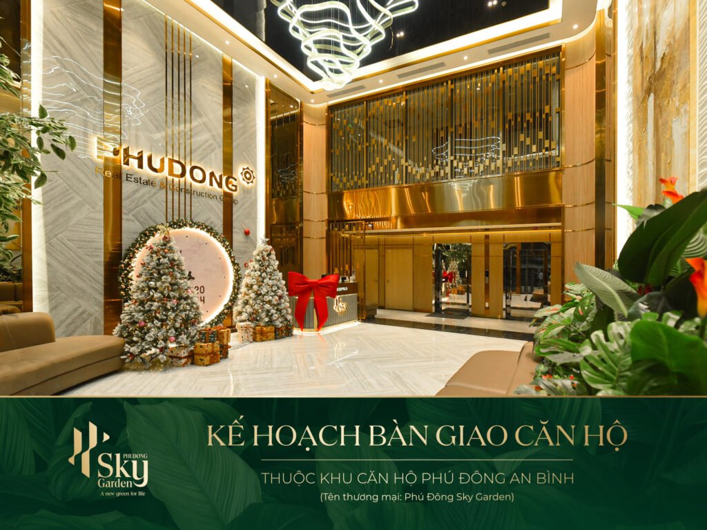 Thông báo về kế hoạch bàn giao căn hộ thuộc Khu căn hộ Phú Đông Sky Garden