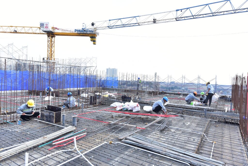 Cập nhật tiến độ dự án Phú Đông SkyOne tháng 3/2025