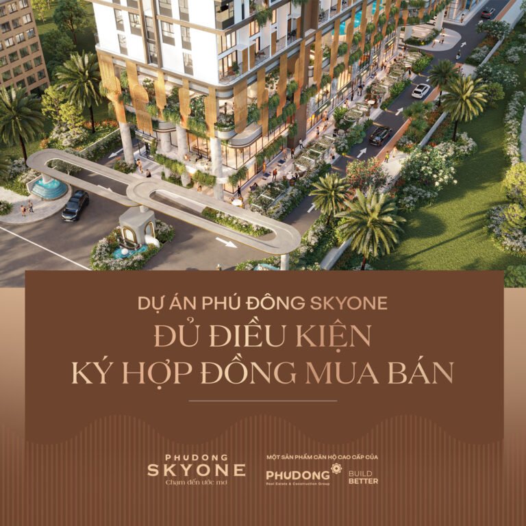 Thông báo: Dự án Phú Đông SkyOne đủ điều kiện ký hợp đồng mua bán